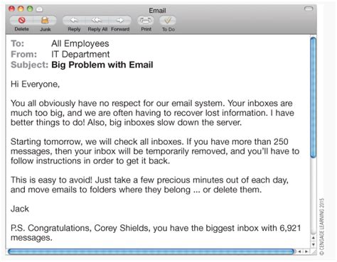 Solved Revise an email gone wrong. When you read this | Chegg.com