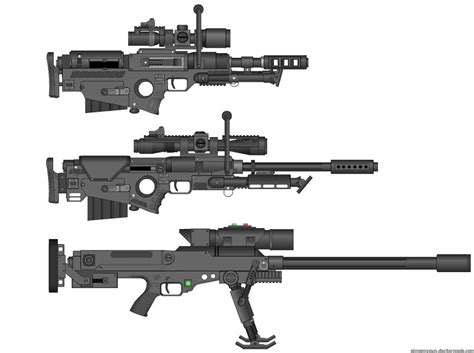 EDF AM Sniper Rifles by dronner66 on DeviantArt