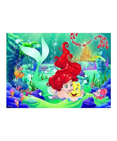 Loving this Disney Hugging Ariel Oversize 24-Piece Puzzle on #zulily! #zulilyfinds | The little ...