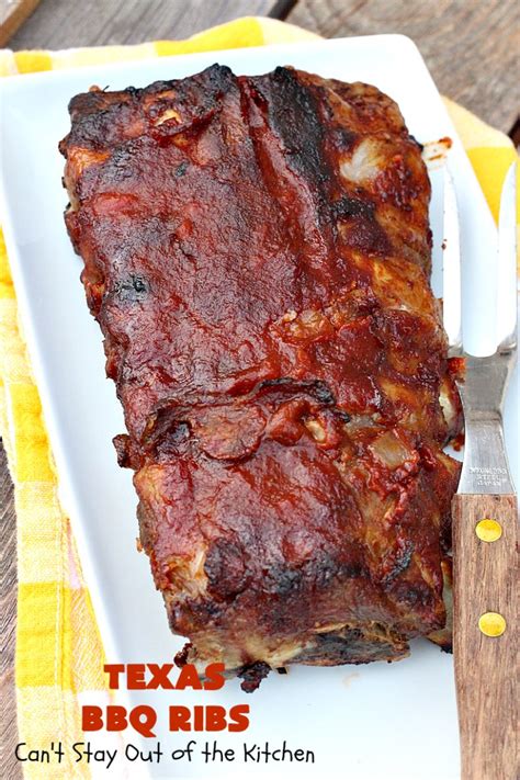 Texas BBQ Ribs – Can't Stay Out of the Kitchen