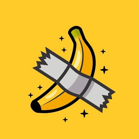 Banana Duct Tape Art - FLATNFT | OpenSea | Tape art, Duct tape, Banana