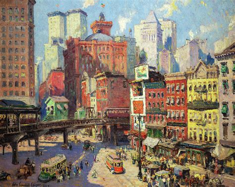 South Ferry, New York Painting by Colin Campbell Cooper - Fine Art America