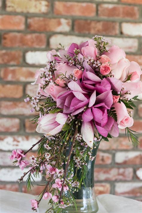 Magnolia Cascade Bridal Bouquet in San Jose, CA | Bee's Flowers