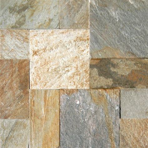 Golden White 16 Sqft Per Kit Gauged | Quartzite Tile - Tilesbay.com