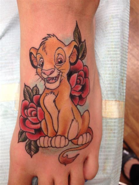 Simba tattoo done by Chelsea Shoneck! Simba Tattoo, Lion King Tattoo, Mens Lion Tattoo, 1 Tattoo ...