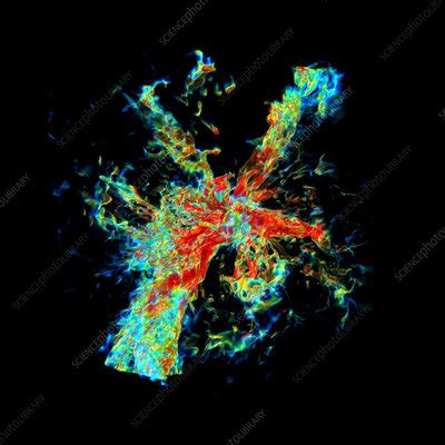 Galaxy formation - Stock Image - R590/0125 - Science Photo Library