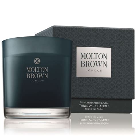 Molton Brown Russian Leather Three Wick Candle | ModeSens | Kerzen ...