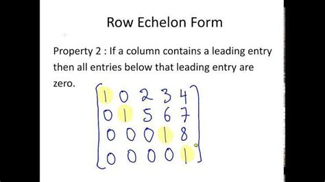 Every row echelon form of a matrix is reduced row echelon form.(True/ False) Justify your answer ...