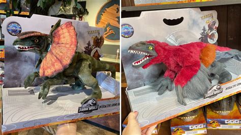 New Universal Studios Theme Park Exclusive Plush Toys Bring 'Jurassic World' Dilophosaurus ...