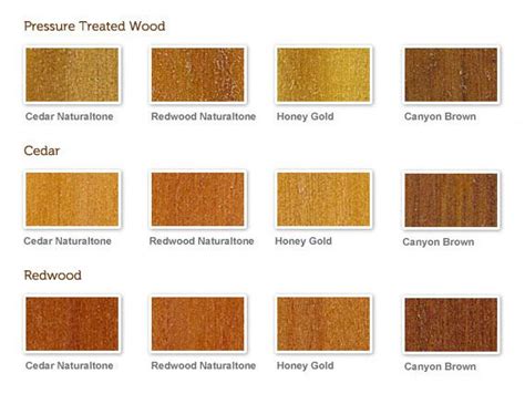 Olympic Stain Color Chart