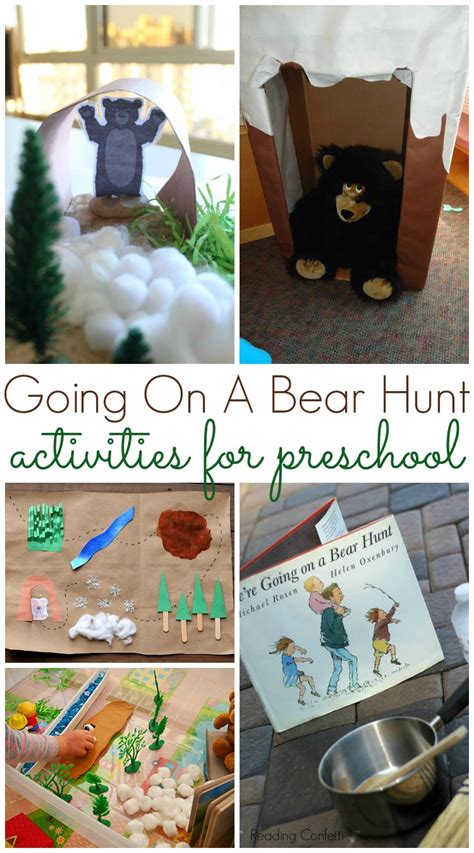 Going on a Bear Hunt Activities for Preschool - Pre-K Pages