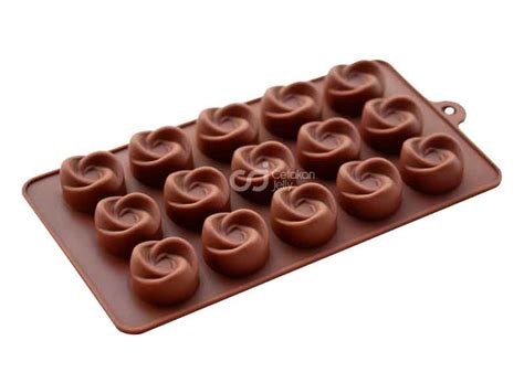 Cetakan Silikon Coklat Puding Mini Cyclone - Cetakan Jelly - Cetakan Jelly