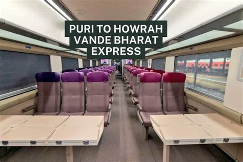 Puri To Howrah Vande Bharat Express - Train Number, Start Date, Route ...