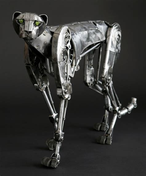 Mechanical metal sculptures by Andrew Chase -Blog Graphiste ...