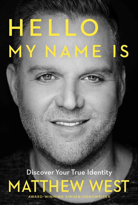 Hello My Name Is Book – Matthew West Official Online Store