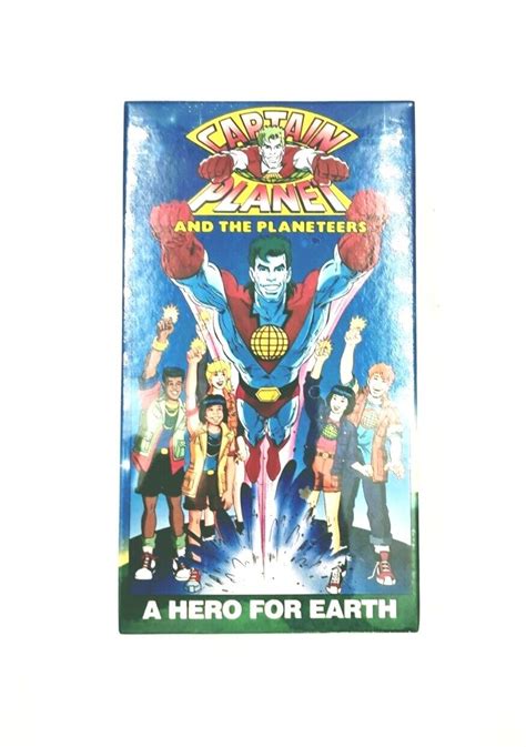 Rare Vintage Vhs Captain Planet A Hero For Earth Animated Cartoon 1990 ...