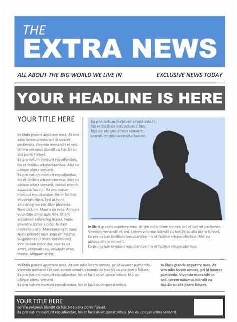 30 Newspaper format Google Docs | Example Document Template