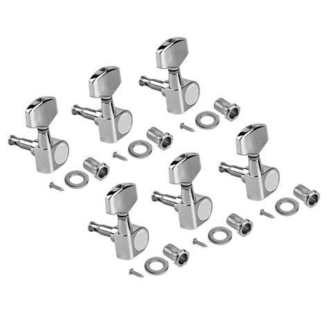 Electric Guitar Tuning Pegs Tuners Machine Heads for Acoustic Parts 6R Chrome-in Guitar Parts ...