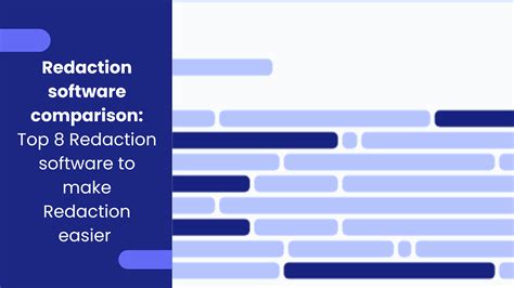 Redaction software comparison: Top 8 Redaction software to make ...