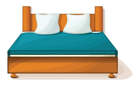 icono de cama king size, estilo de dibujos animados 14182161 Vector en ...