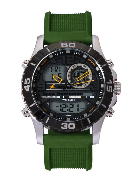 Buy Fastrack Men Green Analogue And Digital Watch 38035SP01 - Watches for Men 2014284 | Myntra