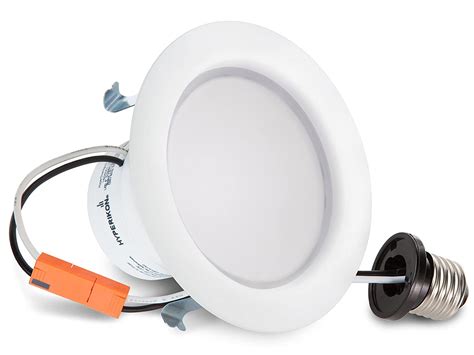 Hyperikon 4 Inch LED Downlight, Dimmable, 9W (65W Equivalent), Retrofit LED Recessed Fixture ...
