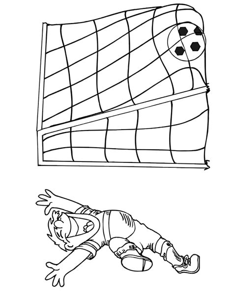 Soccer Goal Drawing at GetDrawings | Free download