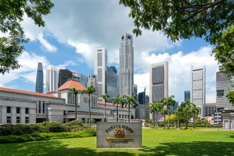 Premium Photo | Singapore parliament building