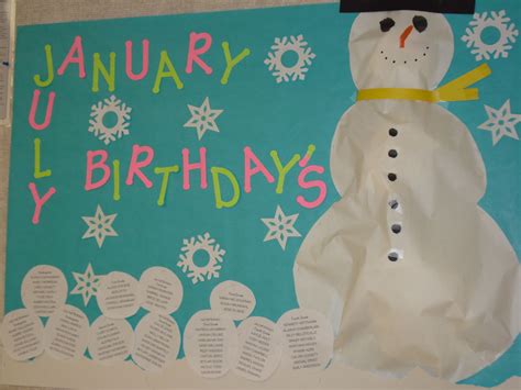 January Birthdays January Birthday, Birthday Board, Classroom ...