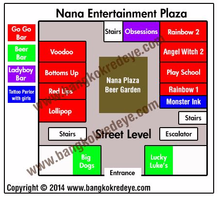 Bangkok Map Nana Plaza