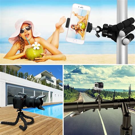 Cell Mobile Phone Tripod Mini Tripod For Iphone & Android Includes ...