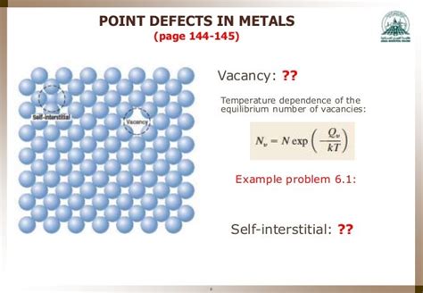 Mme 323 materials science week 5 - imperfection in solids