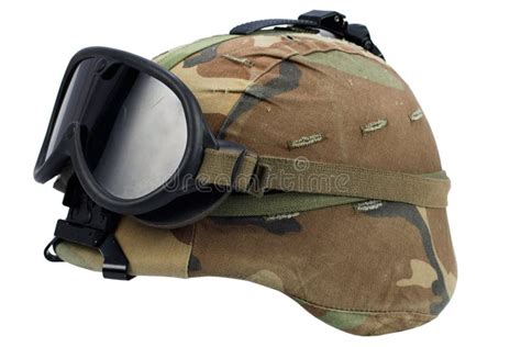 Us Army Kevlar Helmet with Goggles Stock Image - Image of goggles, mount: 122449305