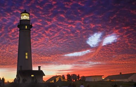 Stunning Sunset at Pigeon Point Lighthouse, California : pics