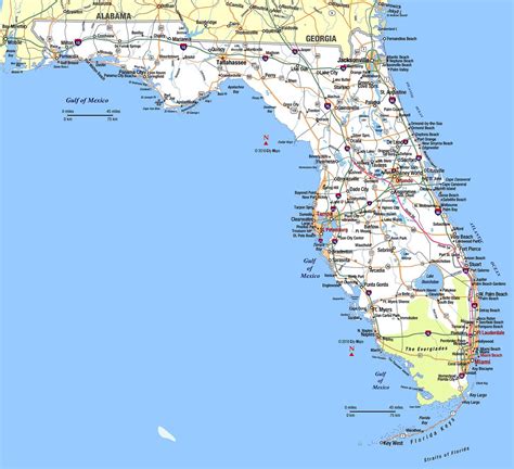 Southern Florida - Aaccessmaps - Map Of Sw Florida Cities | Printable Maps