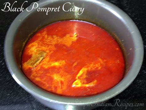 Black Pomfret Curry | Simple Indian Recipes