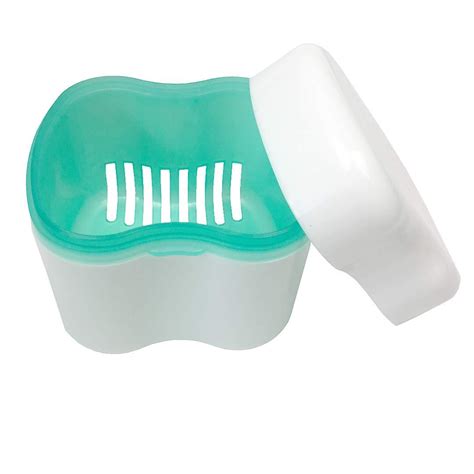 ZFBBDenture Case Denture Cup Denture Bath Container Denture Box Denture Soaking Container ...