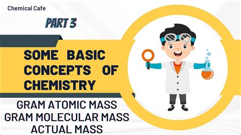 Gram atomic mass, Gram molecular mass, Atomic mass || Chemical Cafe ...