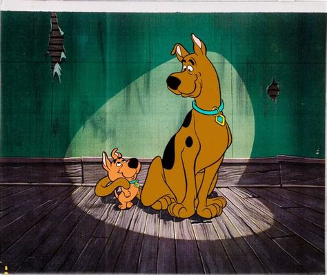 Hanna-Barbera Scooby-Doo & Scrappy cel | Scooby doo, Scooby, Hanna barbera