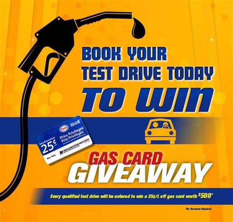 Gas Card Giveaway | Wellington Motors Ltd.