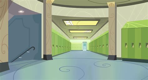 Equestria Girls (Background) - Hallway by InvisibleInkDoodles on DeviantArt