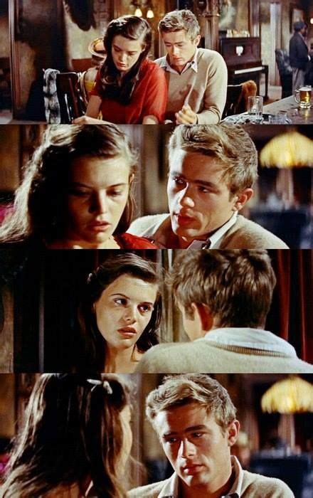 James Dean and Lois Smith in East of Eden - Escena del bar en Al Este ...