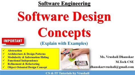 SE 22 : Software Design Concepts with Examples - YouTube