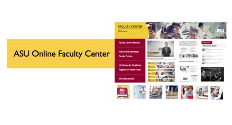 The ASU Online Faculty Center - Teach Online