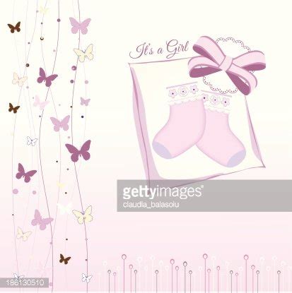 Baby Girl Announcement Stock Clipart | Royalty-Free | FreeImages