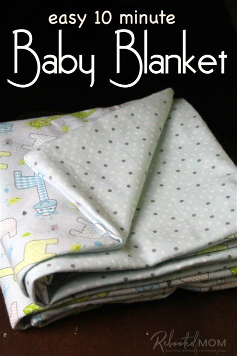 Simple Baby Receiving Blanket