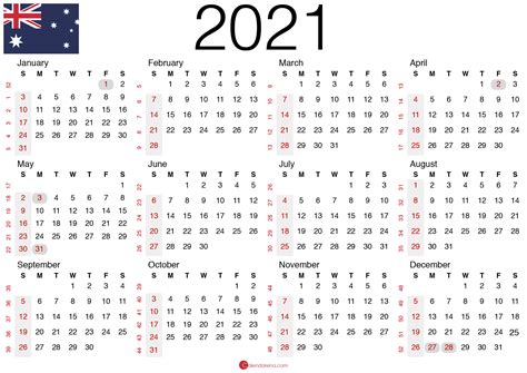 free printable calendar 2020 australia_landscape | Printable calendar 2020, 2021 calendar ...