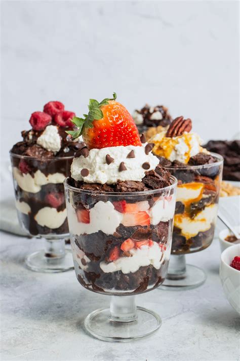 Layered Brownie Parfait Idea — Sugar & Cloth