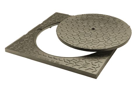 Pavement manhole cover with square frame - B125 class | Saint-Gobain ...