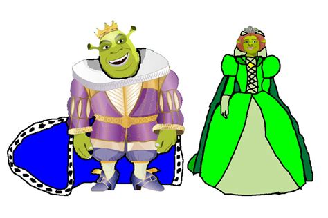 King Shrek and Queen Fiona by KingLeonLionheart on DeviantArt